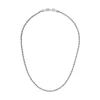 Josephs Jewelers Necklaces And Pendants>Sterling Silver 20-Inch Barrel Crystal Chain