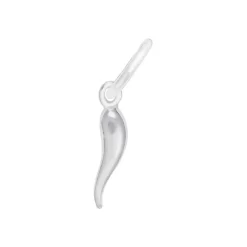Josephs Jewelers Bracelets>Sterling Silver Italian Horn Charm