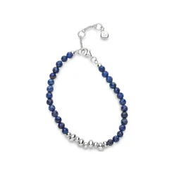 Josephs Jewelers Bracelets>Sterling Silver Lapis Bracelet
