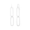 Josephs Jewelers Earrings>Sterling Silver Large Paperclip Dangle Earrings