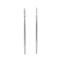 Josephs Jewelers Earrings>Sterling Silver Oblong Drop Earrings