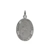 Josephs Jewelers Necklaces And Pendants>Sterling Silver Oval St. Christopher Pendant