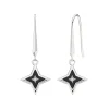 Josephs Jewelers Earrings>Sterling Silver Revival Astoria Glitz Onyx Earrings