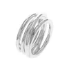 Josephs Jewelers Rings>Sterling Silver 4-Row Wire Wrap Ring