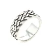 Josephs Jewelers Men’s Jewelry>Sterling Silver Tire Tread Ring