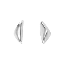 Josephs Jewelers Earrings>Sterling Silver Triangle Stud Earrings