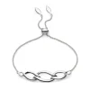 Josephs Jewelers Bracelets>Sterling Silver Twine Link Bracelet