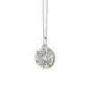 Josephs Jewelers Necklaces And Pendants>Sterling Silver “Wish” Dandelion Pendant with Chain