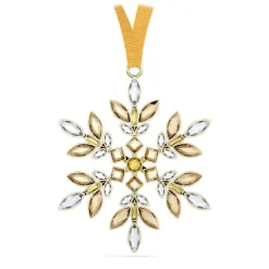Josephs Jewelers Home Décor>Swarovski – Gema: Yellow Holiday Ornament