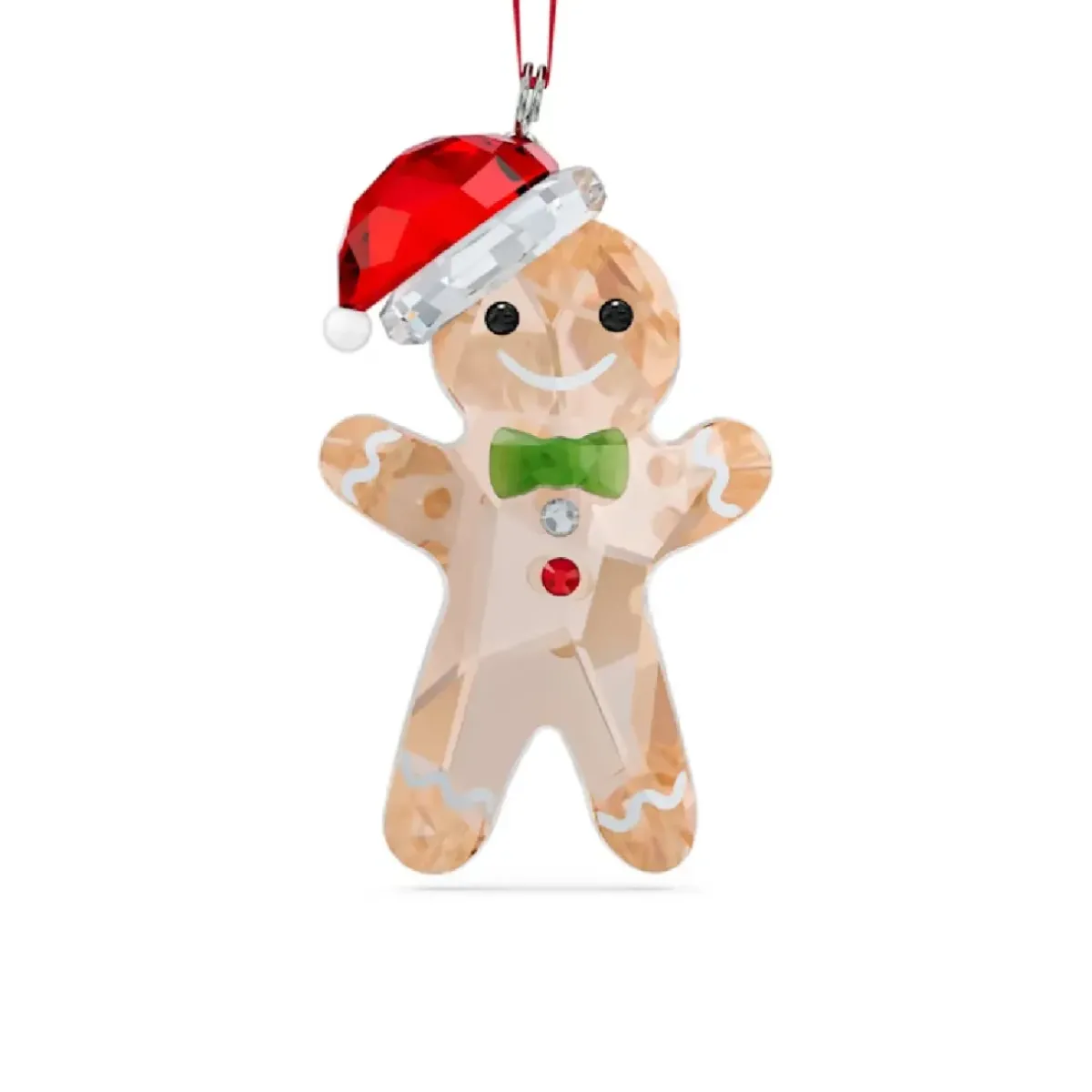 Josephs Jewelers Home Décor>Swarovski – Holiday Cheers: Gingerbread Man Ornament