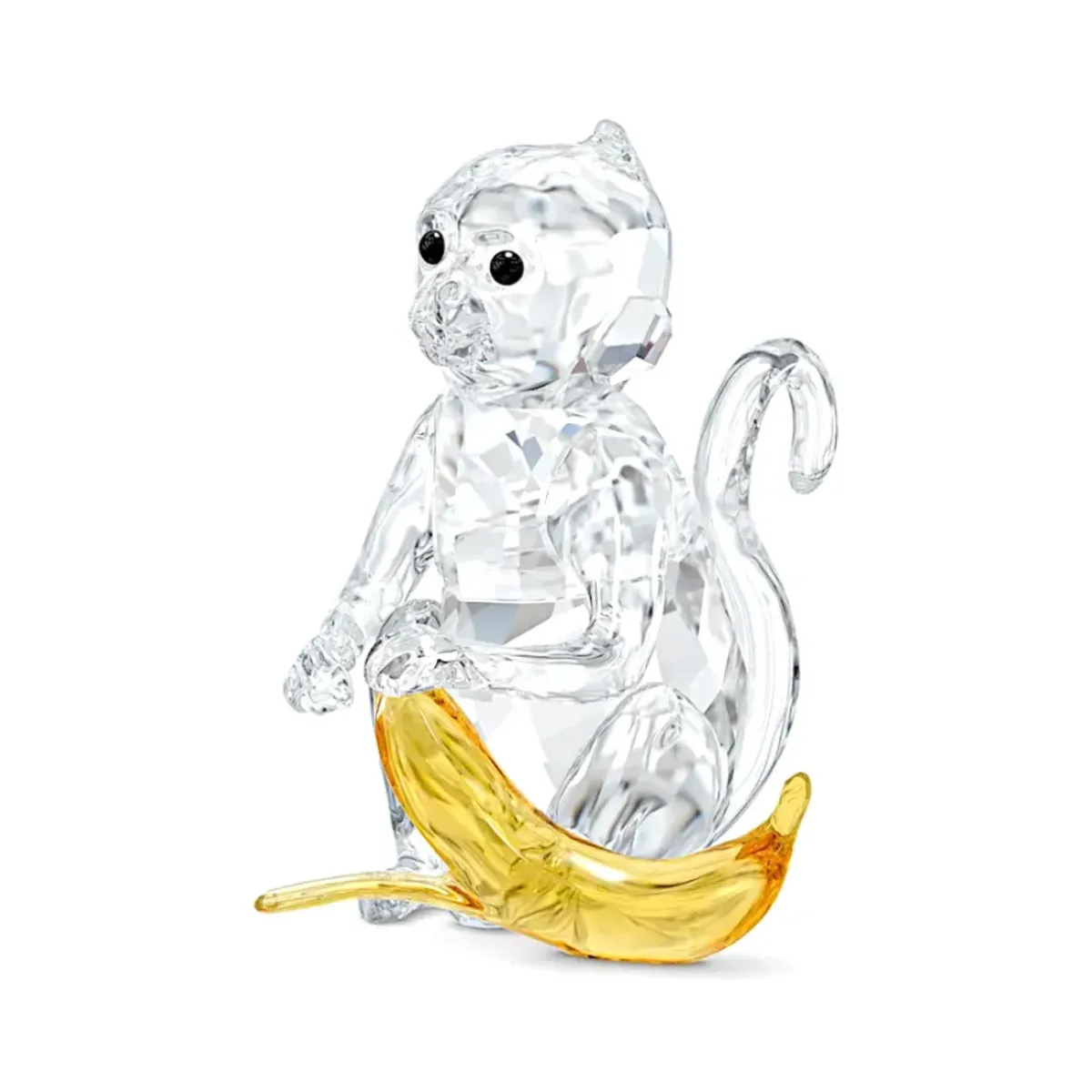 Josephs Jewelers Home Décor>Swarovski – Rare Encounters: Monkey with Banana
