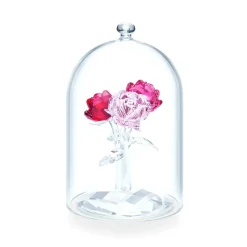 Josephs Jewelers Home Décor>Swarovski – Rose Bouquet in Bell Jar