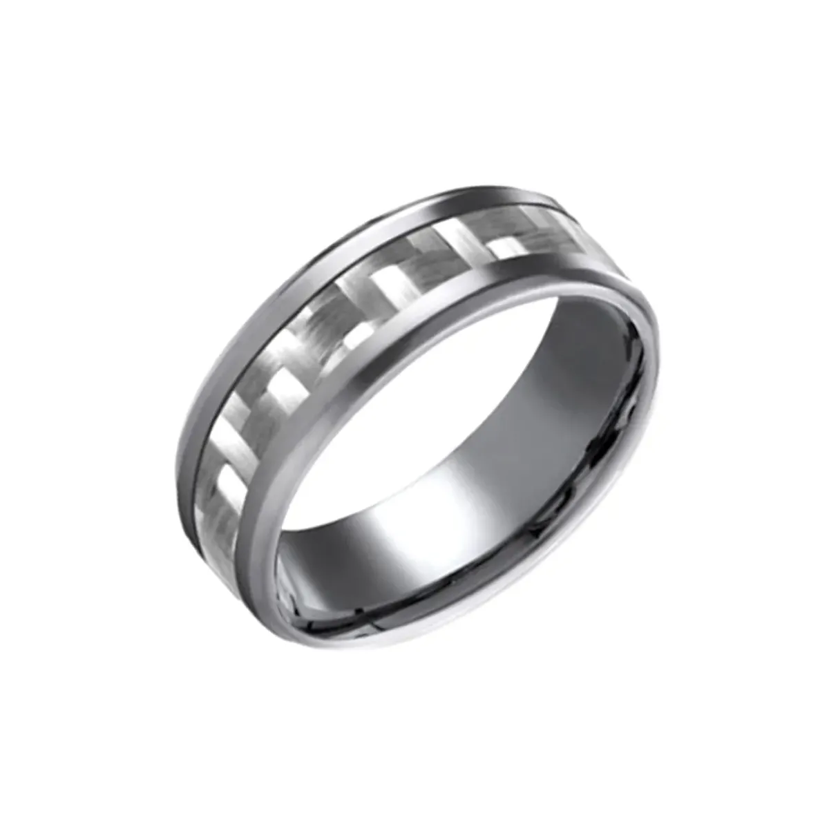 Josephs Jewelers Wedding Bands For Men>Tantalum Carbon Fiber Wedding Band