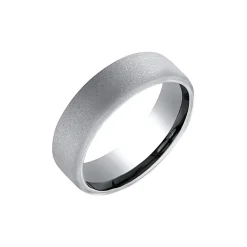 Josephs Jewelers Wedding Bands For Men>Tantalum Glass Wedding Band