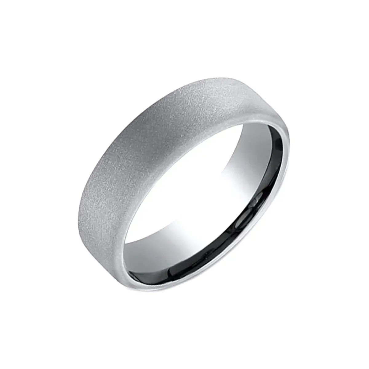 Josephs Jewelers Wedding Bands For Men>Tantalum Glass Wedding Band
