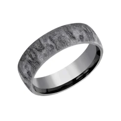 Josephs Jewelers Wedding Bands For Men>Tantalum Wall Fracture Band