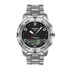 Josephs Jewelers Tissot Watches>Titanium Tissot T-Touch II Multifunction Watch
