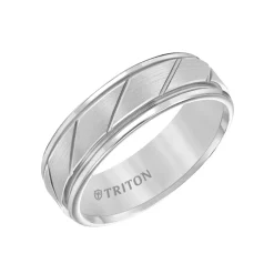 Josephs Jewelers Wedding Bands For Men>Tungsten Comfort-Fit Wedding Band