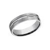 Josephs Jewelers Wedding Bands For Men>Tungsten Stripe Wedding Band