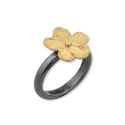 Josephs Jewelers Rings>Two-Tone Buttercup Diamond Ring