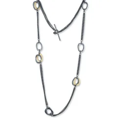 Josephs Jewelers Necklaces And Pendants>Two-Tone 36-Inch Keller Multichain Necklace