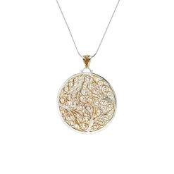 Josephs Jewelers Necklaces And Pendants>Two-Tone Pendant Necklace
