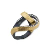 Josephs Jewelers Rings>Two-Tone You and Me Twist Diamond Ring