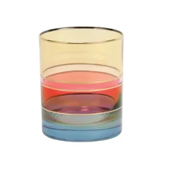 Josephs Jewelers Serveware>Vietri – Blue Regalia Deco Double Old Fashioned