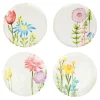 Josephs Jewelers Serveware>Vietri – Fiori Di Campo Assorted Dinner Plates Set of 4