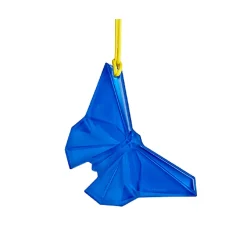 Josephs Jewelers Home Décor>Waterford – Blue Origami Butterfly Ornament