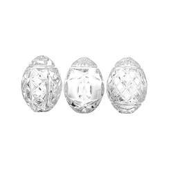 Josephs Jewelers Home Décor>Waterford – Egg Collectible Set of 3