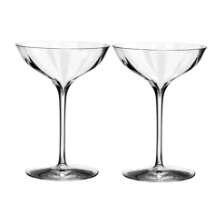 Josephs Jewelers Serveware>Waterford – Elegance Optic Belle Coupe Pair
