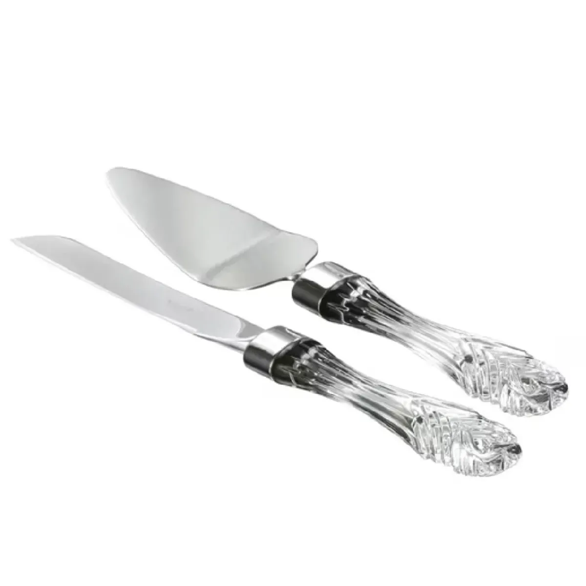 Josephs Jewelers Serveware>Waterford – Wedding Cake & Knife Serving Set