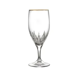 Josephs Jewelers Serveware>Wedgwood – Vera Wang Gold Duchesse Iced Beverage Glass