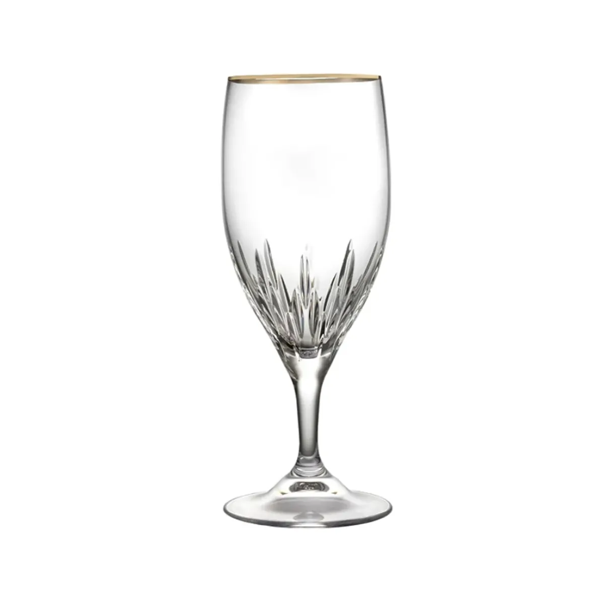 Josephs Jewelers Serveware>Wedgwood – Vera Wang Gold Duchesse Iced Beverage Glass
