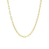 Josephs Jewelers Necklaces And Pendants>Yellow Gold Plated Sterling Silver Oval Link Chain