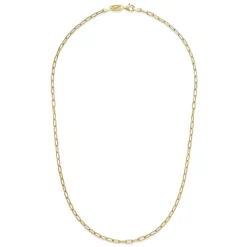 Josephs Jewelers Necklaces And Pendants>Yellow Gold Plated Sterling Silver Oval Link Chain