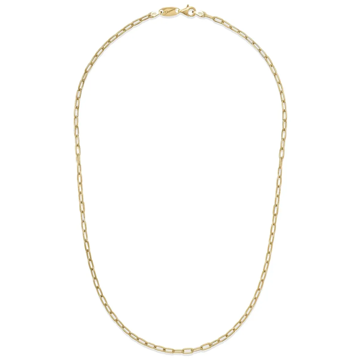 Josephs Jewelers Necklaces And Pendants>Yellow Gold Plated Sterling Silver Oval Link Chain